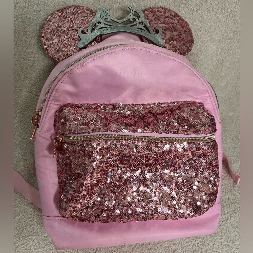RARE Disney Cruise Line DCL Bibbidi Bobbidi Boutique Backpack Pink